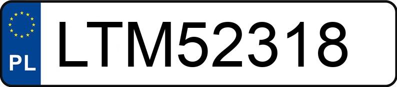 Numer rejestracyjny LTM 52318 posiada MAN 18.280 TGM E4 18.0t 18.280 BB - LTM52318