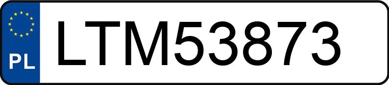 Numer rejestracyjny LTM 53873 posiada BMW 320D - LTM53873