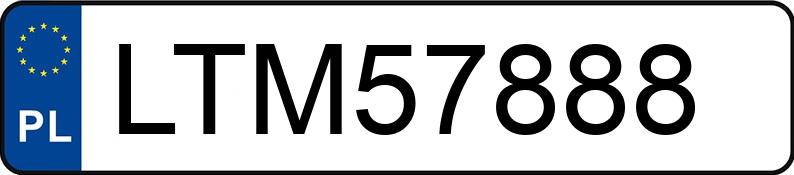 Numer rejestracyjny LTM 57888 posiada PEUGEOT RCZ - LTM57888 Numer rejestracyjny LTM 57888 posiada PEUGEOT RCZ - LTM57888