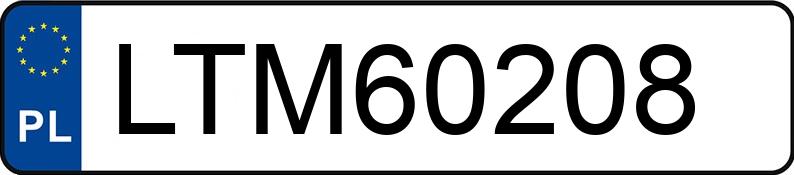 Numer rejestracyjny LTM 60208 posiada AUDI A4 - LTM60208
