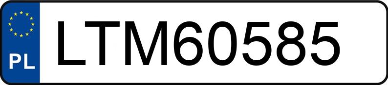 Numer rejestracyjny LTM 60585 posiada AUDI A4 - LTM60585 Numer rejestracyjny LTM 60585 posiada AUDI A4 - LTM60585
