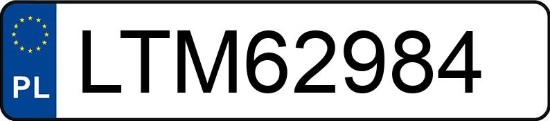 Numer rejestracyjny LTM 62984 posiada OPEL ANTARA - LTM62984