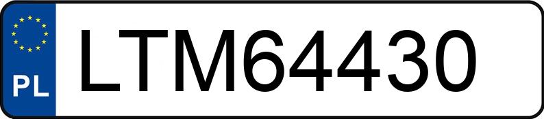 Numer rejestracyjny LTM 64430 posiada OPEL INSIGNIA - LTM64430 Numer rejestracyjny LTM 64430 posiada OPEL INSIGNIA - LTM64430