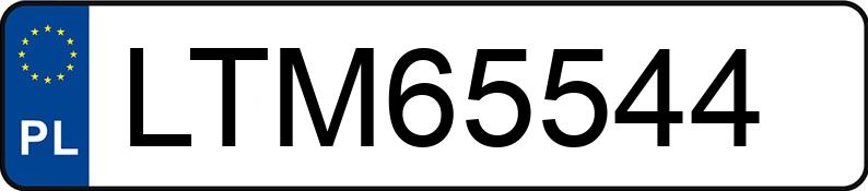 Numer rejestracyjny LTM 65544 posiada DAIMLERCHRYSLER ML 320 - LTM65544