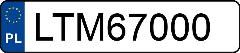 Numer rejestracyjny LTM 67000 posiada AUDI A8 Quattro 3.7 Kat. MR`02 E3 4E Tiptronic - LTM67000