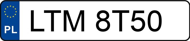 Numer rejestracyjny LTM 8T50 posiada MZ/MUZ Szosowe ETZ 250 - LTM8T50 Numer rejestracyjny LTM 8T50 posiada MZ/MUZ Szosowe ETZ 250 - LTM8T50