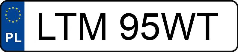 Numer rejestracyjny LTM 95WT posiada VOLKSWAGEN Sharan 1.9 TDI MR`95 E2 Basis Aut. - LTM95WT