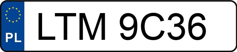 Numer rejestracyjny LTM 9C36 posiada ZETOR 3011 - LTM9C36