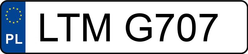Numer rejestracyjny LTM G707 posiada VOLKSWAGEN Golf II 1.6 TD GL - LTMG707