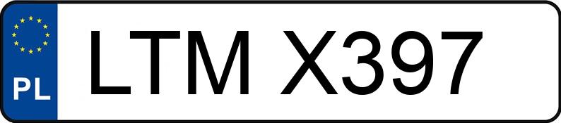 Numer rejestracyjny LTM X397 posiada WARTBURG 353 1.0 353W - LTMX397