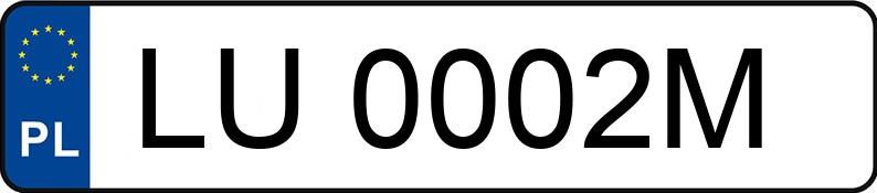 Numer rejestracyjny LU 0002M posiada CITROEN Berlingo II 1.6 16V HDI MR`08 E4 Equilibre XTR - LU0002M