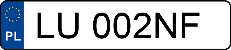 Numer rejestracyjny LU 002NF posiada MITSUBISHI ASX - LU002NF