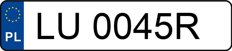 Numer rejestracyjny LU 0045R posiada HONDA Jazz 1.4i MR`02 E3 LS - LU0045R Numer rejestracyjny LU 0045R posiada HONDA Jazz 1.4i MR`02 E3 LS - LU0045R