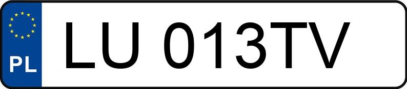 Numer rejestracyjny LU 013TV posiada PEUGEOT 207 - LU013TV Numer rejestracyjny LU 013TV posiada PEUGEOT 207 - LU013TV