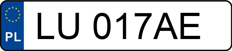 RegistreringsnummerLU 017AE har SKODA FABIA 5J - LU017AE
