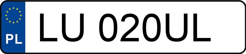 Numer rejestracyjny LU 020UL posiada TOYOTA TOYOTA YARIS - LU020UL Numer rejestracyjny LU 020UL posiada TOYOTA TOYOTA YARIS - LU020UL