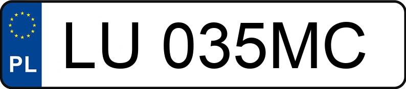 Numer rejestracyjny LU 035MC posiada VOLVO S80 3.2 MR`10 E5 Summum Getr - LU035MC