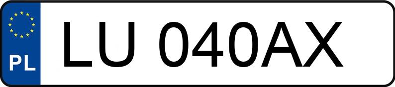 Numer rejestracyjny LU 040AX posiada CITROEN Berlingo II Multispace 1.6 HDI MR`12 E5 Business - LU040AX