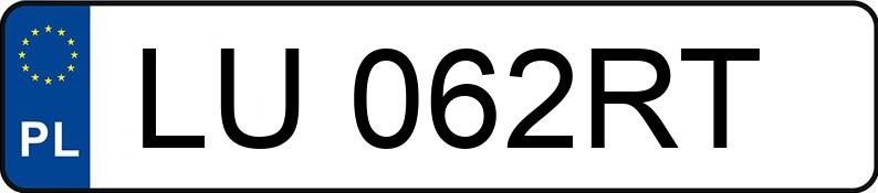 Numer rejestracyjny LU 062RT posiada VOLVO V50 - LU062RT