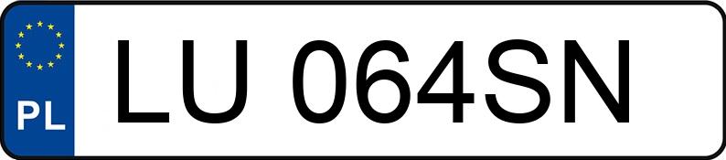 Numer rejestracyjny LU 064SN posiada OPEL MOKKA - LU064SN