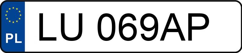 Numer rejestracyjny LU 069AP posiada RENAULT ESPACE - LU069AP