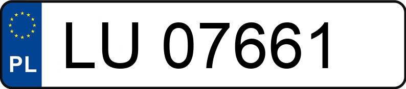 Numer rejestracyjny LU 07661 posiada NISSAN Micra 1.0 MR`98 GX SV Andes - LU07661 Numer rejestracyjny LU 07661 posiada NISSAN Micra 1.0 MR`98 GX SV Andes - LU07661