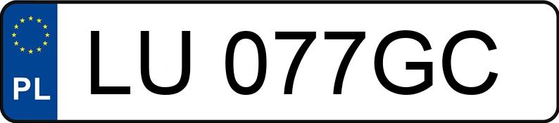 Numer rejestracyjny LU 077GC posiada SKODA FELICIA - LU077GC