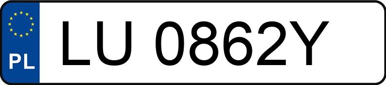 Numer rejestracyjny LU 0862Y posiada NISSAN MICRA - LU0862Y