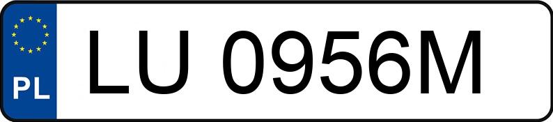 Numer rejestracyjny LU 0956M posiada OPEL ASTRA-G-CC - LU0956M