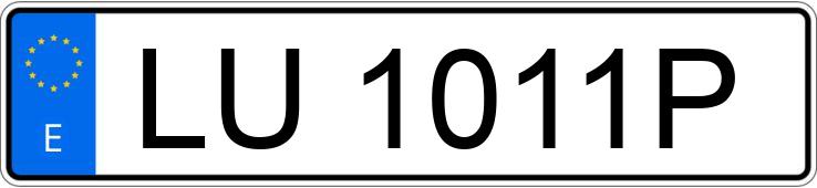 RegistreringsnummerLU1011P har OPEL VECTRA