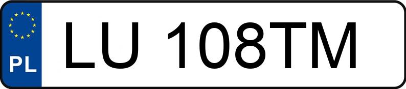 Numer rejestracyjny LU 108TM posiada BMW 520D XDRIVE - LU108TM Numer rejestracyjny LU 108TM posiada BMW 520D XDRIVE - LU108TM