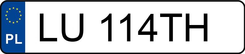 Numer rejestracyjny LU 114TH posiada HONDA CIVIC 4D - LU114TH