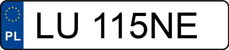 Numer rejestracyjny LU 115NE posiada BMW 318D - LU115NE