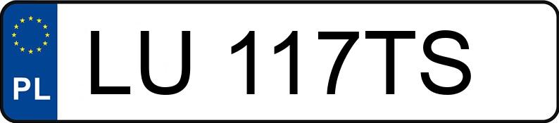Numer rejestracyjny LU 117TS posiada BMW 116i MR`07 E4 E81/87 116i MR`07 E4 E81/87 - LU117TS