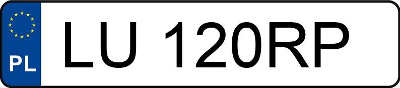 Die Registrierungsnummer LU 120RP hat TOYOTA COROLLA ZE1EE(EU,M) - LU120RP