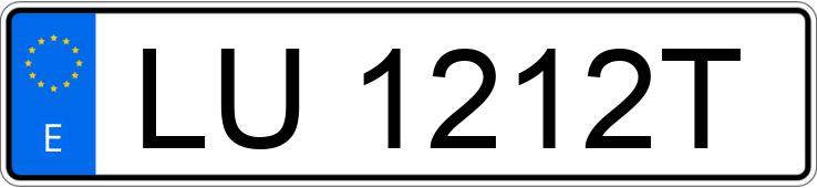 Numer rejestracyjny LU1212T posiada MERCEDES SPRINTER Numer rejestracyjny LU1212T posiada MERCEDES SPRINTER