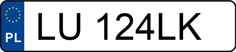 Numer rejestracyjny LU 124LK posiada MERCEDES-BENZ E 220 - LU124LK