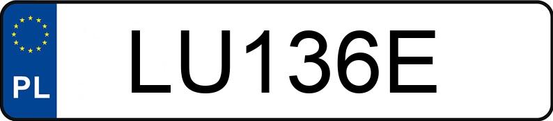 Numer rejestracyjny LU 136E posiada APRILIA Szosowe do 250 ccm Classic - LU136E