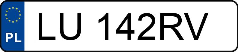 Le numéro d’enregistrement LU 142RV a RENAULT Master FWD 2.3 dCi MR`19 E6 3.5t L3H1 Extra S&S+E - LU142RV