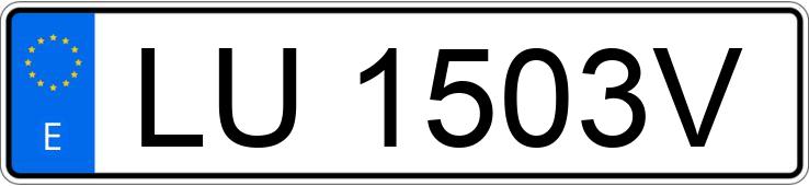 Numer rejestracyjny LU1503V posiada MERCEDES E 300 (124)