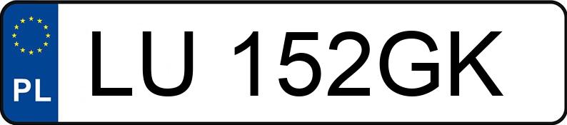 Numer rejestracyjny LU 152GK posiada CITROEN Jumper 33 2.0 BlueHDi MR`14 E6 3.3t 33 L1H1 - LU152GK