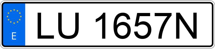 Numer rejestracyjny LU1657N posiada BMW SERIE 7