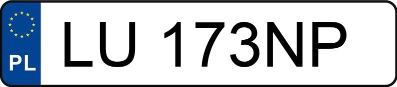 Numer rejestracyjny LU 173NP posiada BMW 335 - LU173NP