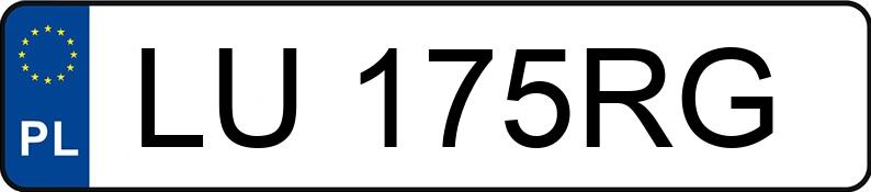 Numer rejestracyjny LU 175RG posiada MERCEDES-BENZ E 220 D 4MATIC - LU175RG