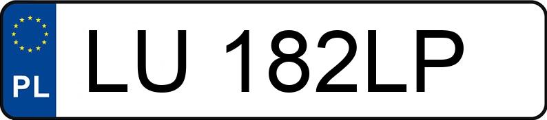 Numer rejestracyjny LU 182LP posiada FORD FIESTA ST - LU182LP