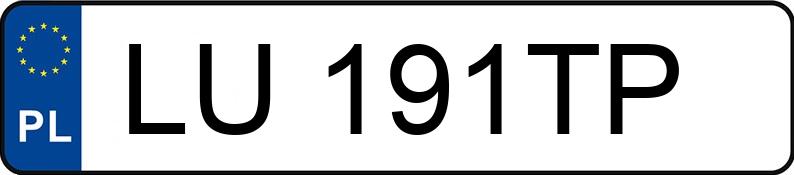 Numer rejestracyjny LU 191TP posiada SKODA SUPERB - LU191TP Numer rejestracyjny LU 191TP posiada SKODA SUPERB - LU191TP