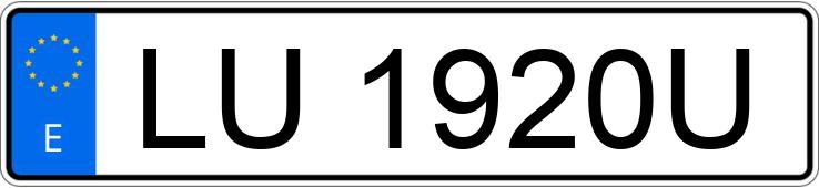 Numer rejestracyjny LU1920U posiada BMW SERIE 5