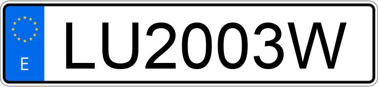 Numer rejestracyjny LU2003W posiada BMW SERIE 3 Numer rejestracyjny LU2003W posiada BMW SERIE 3