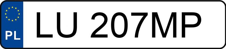 Numer rejestracyjny LU 207MP posiada MAZDA DEMIO - LU207MP