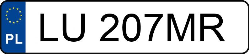 Numer rejestracyjny LU 207MR posiada FORD Focus 1.6 MR`02 E3 Comfort X - LU207MR